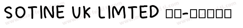 SOTINE UK LIMTED 索汀字体转换